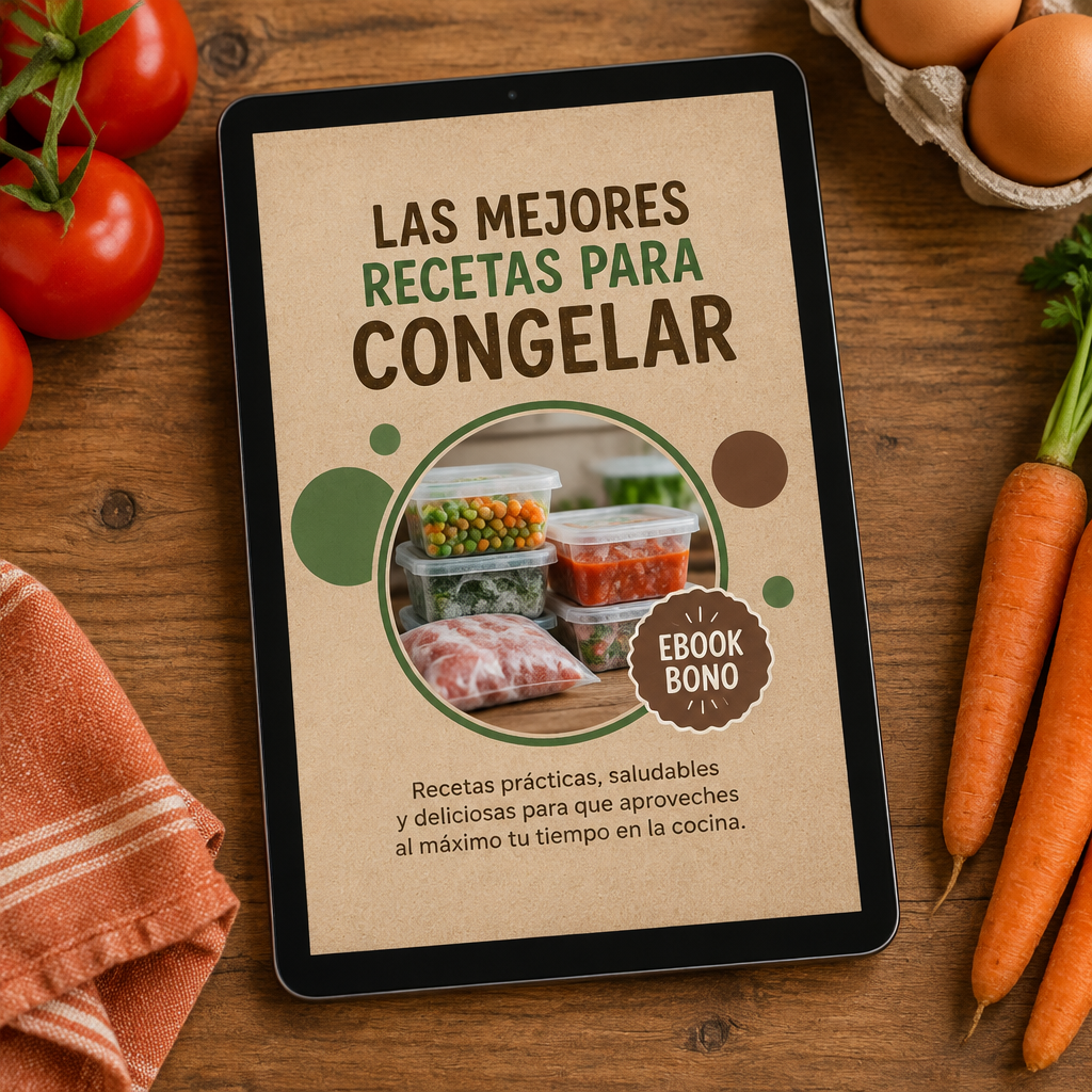Las Mejores Recetas para Congelar, bono exclusivo