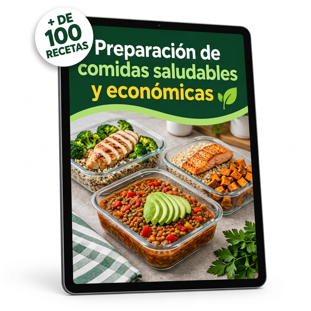 Ebook Preparación de comidas saludables y económicas